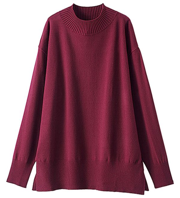 BELLUNA（ベルーナ）の「【新色追加】もちもち素材ハイネックニットプルオーバー（ニット・セーター）」｜詳細画像