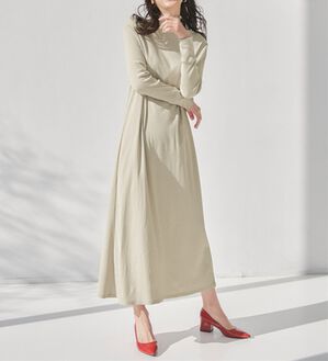 RANAN（ラナン）の「着回しもできる！こなれマキシワンピース（その他ワンピース）」｜ライトベージュ