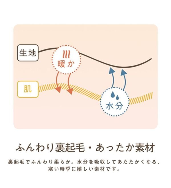 Viola e Viola（ヴィオラ エ ヴィオラ）の「あったか裏起毛トップス（カットソー）」｜詳細画像