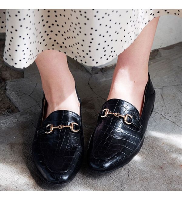 GeeRA（ジーラ）の「選べる！ビットローファー（プレーン）（ローファー）」｜詳細画像