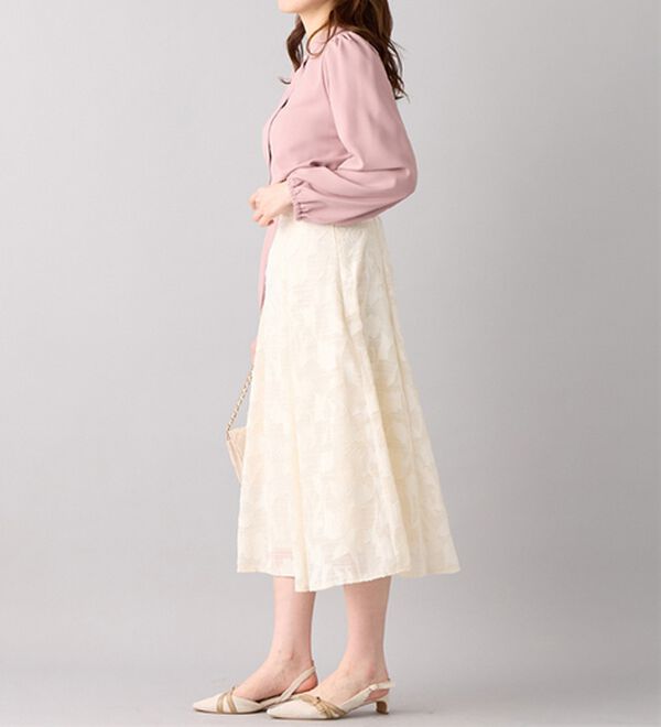 alotta（アロッタ）の「あったか裏起毛フロントタックブラウス（ブラウス）」｜詳細画像