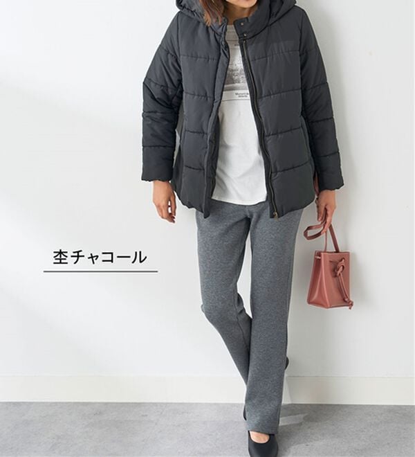 BELLUNA（ベルーナ）の「まるではく毛布！静電防止付裏ファーイージーパンツ（フルレングスパンツ）」｜詳細画像