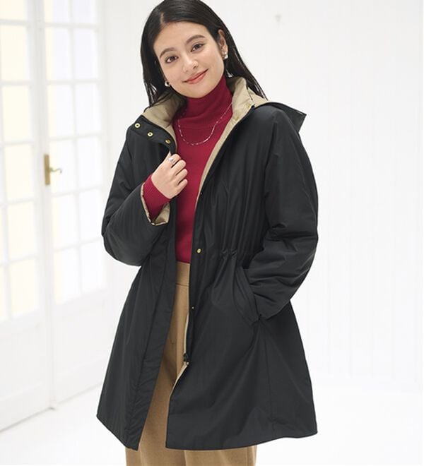 BELLUNA（ベルーナ）の「Ａｉｒｙ　＆Ｗａｒｍ　あったか軽量デザインコート（ロングコート）」｜詳細画像