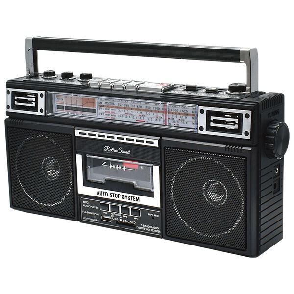 「レトロサウンドラジカセレコーダー（テレビ・オーディオ・カメラ機器）」｜詳細画像