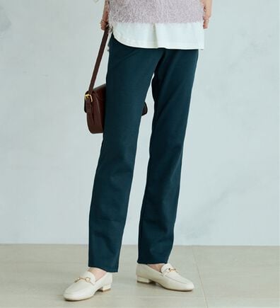 BELLUNA（ベルーナ）の「【選べる股下】ジャストフィットらくらくパンツ（フルレングスパンツ）」