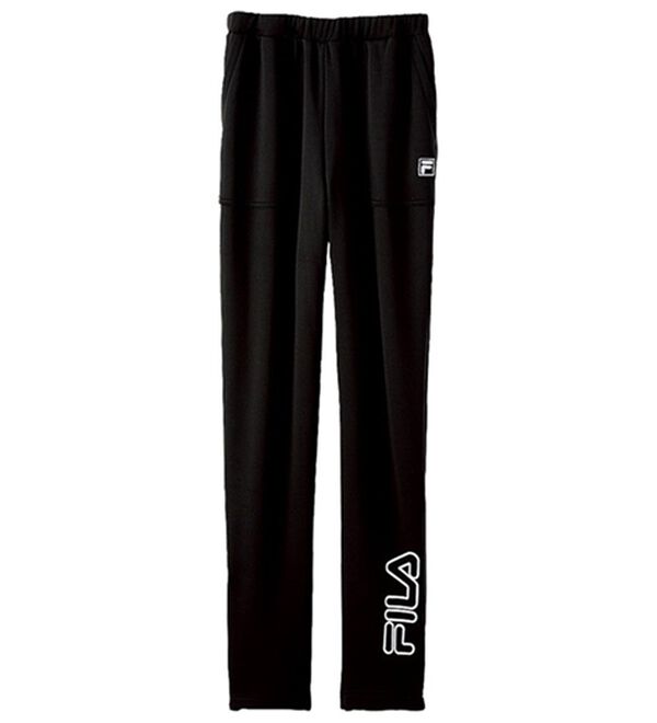 BELLUNA（ベルーナ）の「＜ＦＩＬＡ＞裏シャギー暖かジョガーパンツ（その他パンツ）」｜黒