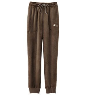 BELLUNA（ベルーナ）の「ぽか暖ボアのお散歩パンツ（フルレングスパンツ）」｜モカ