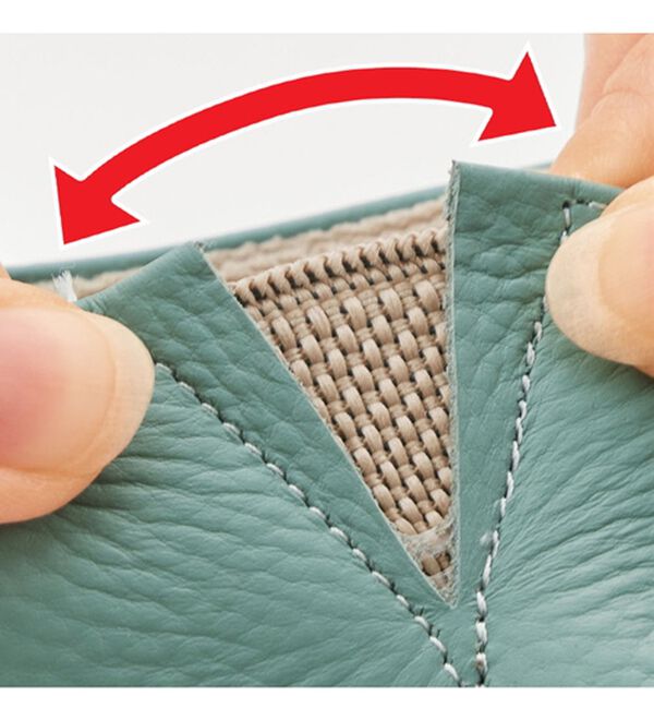 ルフラン（ルフラン）の「外反母趾対応　メディフィット　５Ｅゆったりカジュアルモカシューズ（フラットシューズ）」｜詳細画像