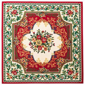 「２柄３色から選べる！お買得ウィルトン織カーペット（カーペット）」｜王朝レッド