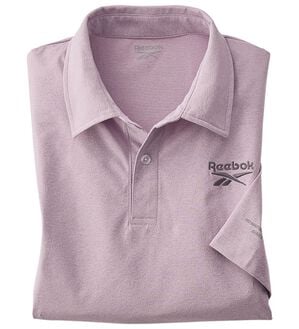 「＜リーボック＞メッシュ切替杢調ポロシャツ（メンズポロシャツ）」｜ラベンダー