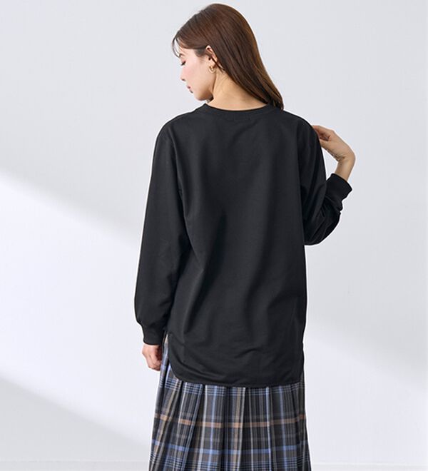 BELLUNA（ベルーナ）の「【ＰＯＬＯ　ＢＣＳ】ミニ裏毛素材デザイントップス（カットソー）」｜詳細画像