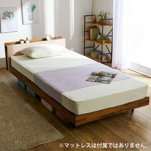 iellio（イエリオ）の「スタイリッシュすのこベッド＜シングルベッド＞（ベッド）」｜ベージュ