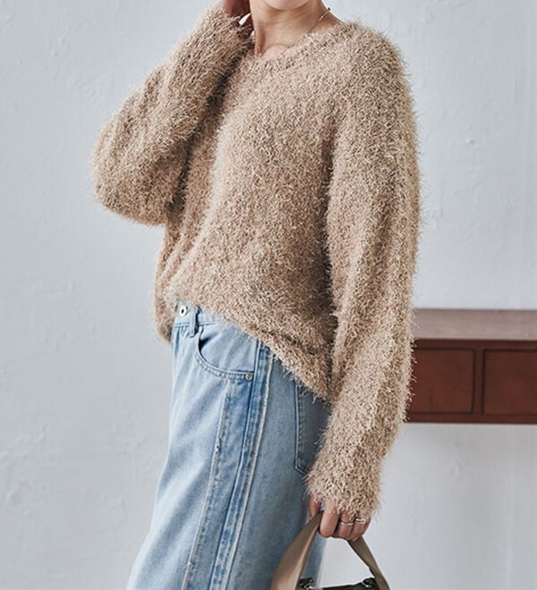 RANAN（ラナン）の「ラメシャギーニット（ニット・セーター）」｜詳細画像