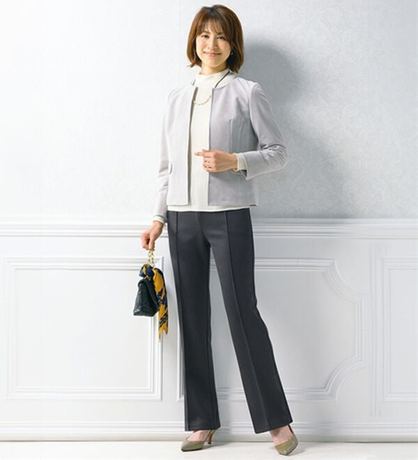 ルフラン（ルフラン）の「【３本組】日本製背中が出にくいあったか美人パンツ（フルレングスパンツ）」｜詳細画像