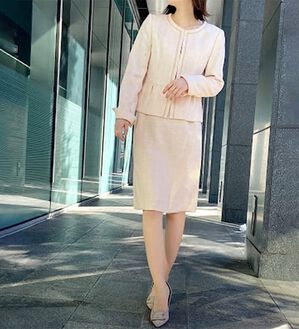 RANAN（ラナン）の「【４点セット】洗える！着回し抜群セレモニー４点セットスーツ（その他スーツ）」｜ベージュ系