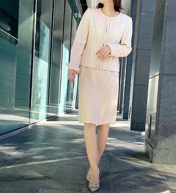 RANAN（ラナン）の「【４点セット】洗える！着回し抜群セレモニー４点セットスーツ（その他スーツ）」｜ベージュ系