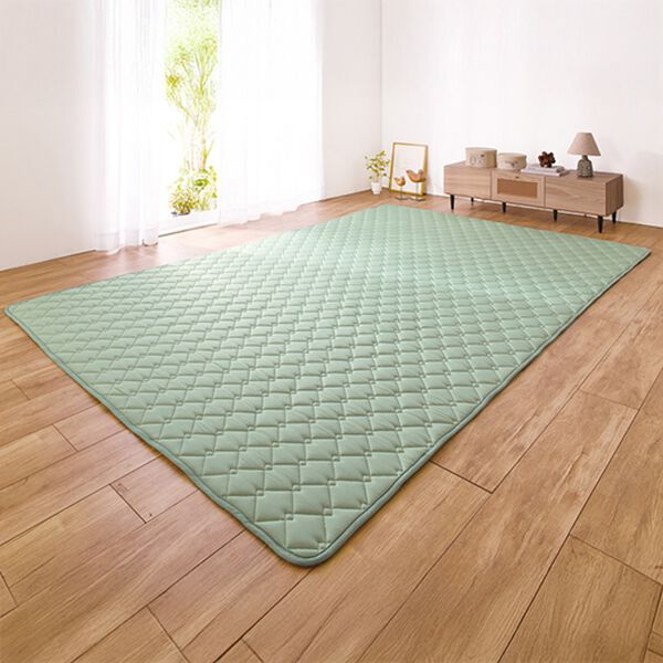 「はっ水ふっくら接触冷感キルトラグ（カーペット）」｜詳細画像