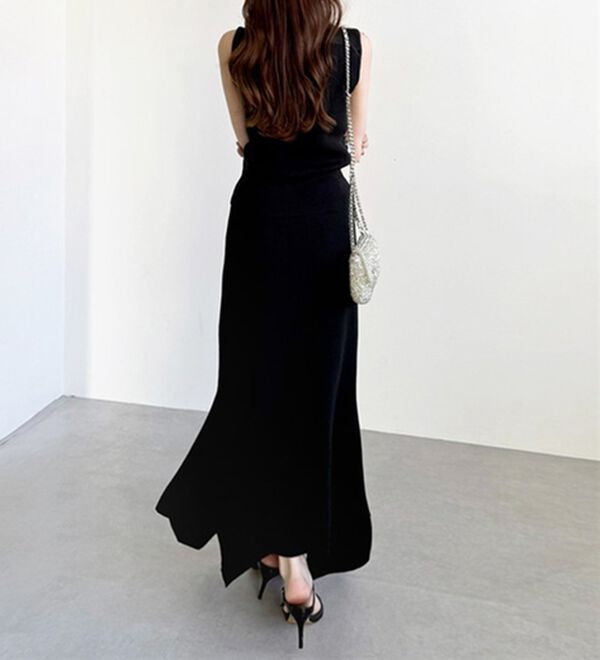 GeeRA（ジーラ）の「シアー切替ニットトップス（ニット・セーター）」｜詳細画像