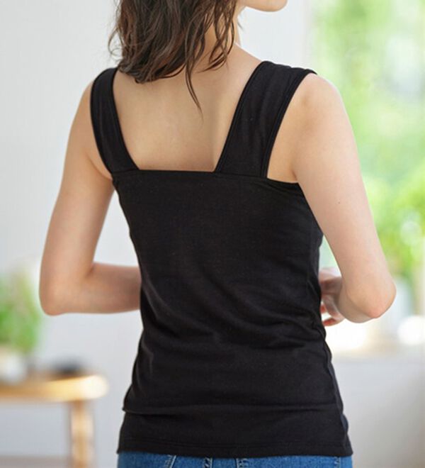 YU'NOW（ユナウ）の「【抗菌防臭】【吸水速乾】ブラ紐隠しの優秀インナー（肌着・インナーウェア）」｜詳細画像