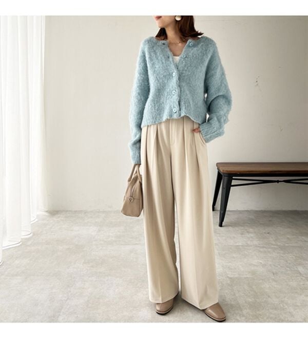 GeeRA（ジーラ）の「インタックスラックスワイドパンツ（フルレングスパンツ）」｜詳細画像