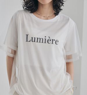 RANAN（ラナン）の「チュールロゴＴシャツ（Tシャツ）」｜詳細画像