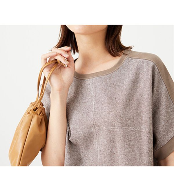 BELLUNA（ベルーナ）の「ステッチデザイン切替プルオーバー（カットソー）」｜詳細画像