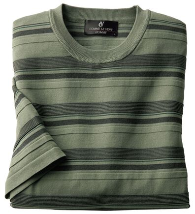 「＜コムルヴァン・オム＞洗える涼感ニットＴシャツ（メンズニット・セーター）」