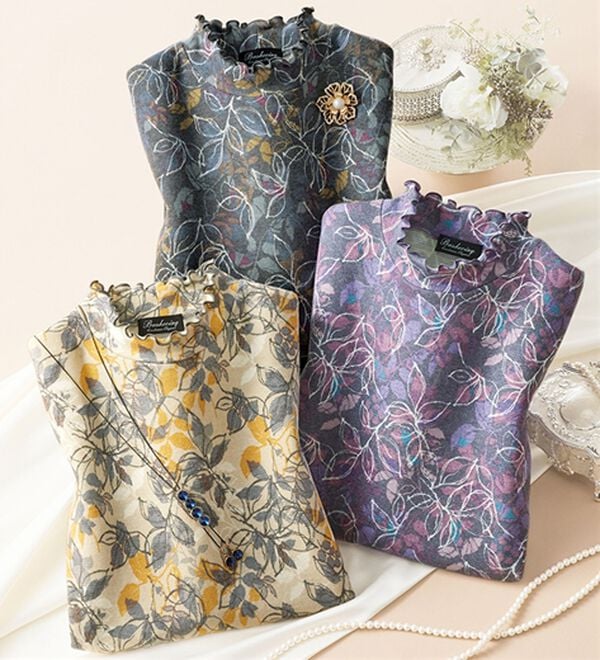 ルフラン（ルフラン）の「【３色組】日本製ロイヤルサーモ（Ｒ）プルオーバー＜好実～このみ～＞（カットソー）」｜3色組