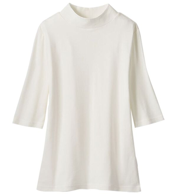 LAVIENNE（ラヴィエンヌ）の「【６色組】＜カラフルコットン＞綿１００％ハイネックプルオーバー（肌着・インナーウェア）」｜詳細画像