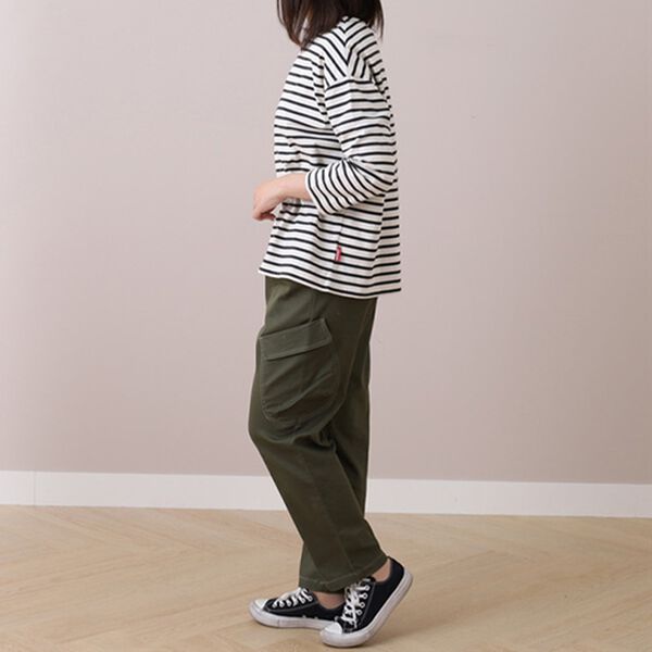 BELLUNA（ベルーナ）の「＜ｓｏｒａｆｕｋｕ＞ポケット使いテーパードパンツ（テーパードパンツ）」｜詳細画像