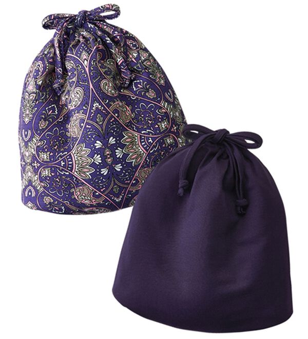 ルフラン（ルフラン）の「【２着組】綿１００％華やぎトラベルパジャマ（パジャマ・ルームウェア）」｜詳細画像