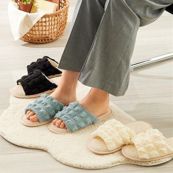 iellio（イエリオ）の「ポップコーンルームシューズ＜スリッパ・滑り止め加工＞（スリッパ・ルームシューズ）」｜詳細画像