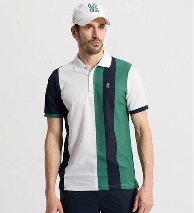 「＜マンシングウェア＞マナード&times;ＳＵＮＳＣＲＥＥＮ先染めストライプ半袖シャツ（メンズシャツ）」