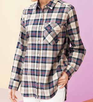 BELLUNA（ベルーナ）の「＜ＰＥＲＳＯＮ&rsquo;Ｓ　ＣＬＵＢ＞ビエラ起毛素材チェックシャツ（シャツ）」｜詳細画像