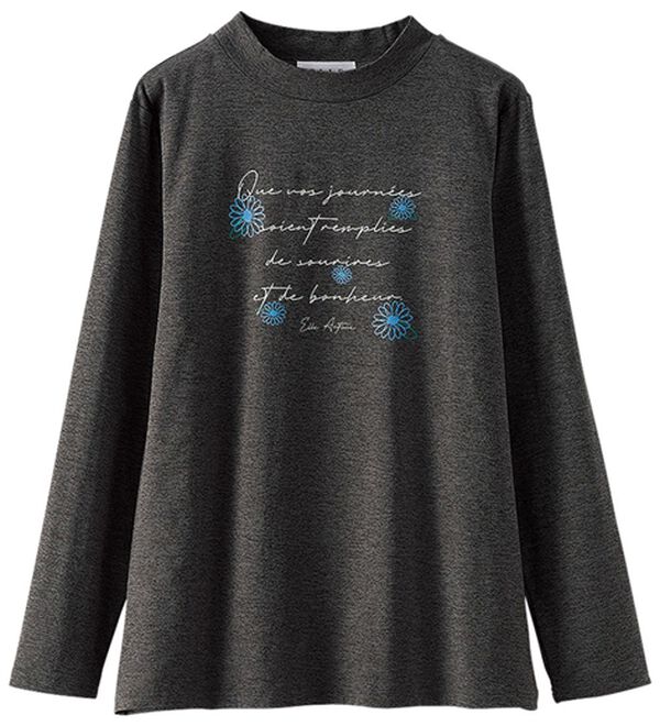 BELLUNA（ベルーナ）の「＜ＥＬＬＥ　Ａｃｔｉｖｅ＞綿タッチ裏起毛プルオーバー（カットソー）」｜詳細画像