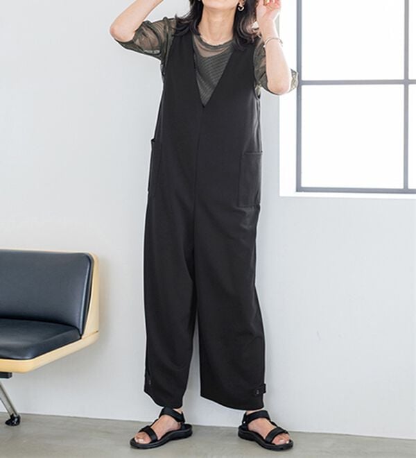 BELLUNA（ベルーナ）の「涼やかメッシュ&times;ワンピースアンサンブル（その他ワンピース）」｜詳細画像