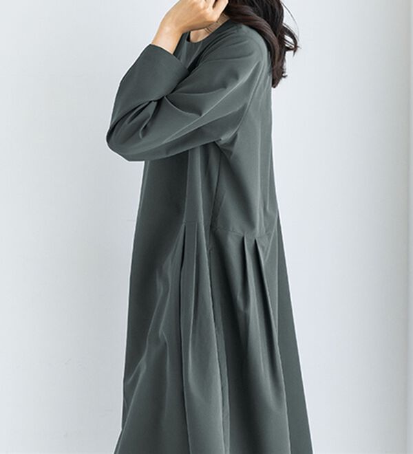 BELLUNA（ベルーナ）の「ゆったり体型カバータック使いロング丈チュニック（チュニックワンピース）」｜詳細画像