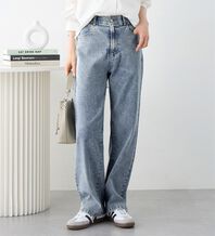 Viola e Viola（ヴィオラ エ ヴィオラ）の「【ストレッチ】隠しゴムで見た目すっきり楽ちんデニム（フルレングスパンツ）」