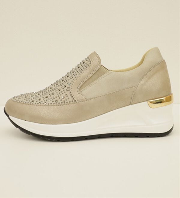 BELLUNA（ベルーナ）の「４Ｅ厚底ビジュースリッポン（スリッポン）」｜詳細画像