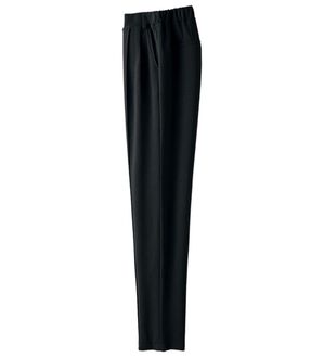 ルフラン（ルフラン）の「優しい肌心地！ラク美タックパンツ（フルレングスパンツ）」｜黒