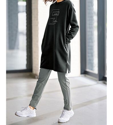 BELLUNA（ベルーナ）の「＜ＥＬＬＥ　Ａｃｔｉｖｅ＞あったかチュニックワンピセットアップ（セットアップ）」