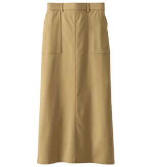 BELLUNA（ベルーナ）の「走れる！体型カバーナロースカート（ロングスカート）」｜ベージュ