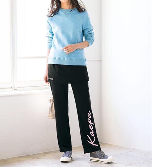 ルフラン（ルフラン）の「【２本組】＜ｋａｅｐａ＞スカート付ジャージパンツ（その他パンツ）」｜詳細画像