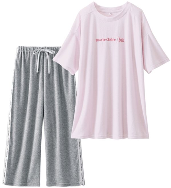 LAVIENNE（ラヴィエンヌ）の「＜マリクレールビス＞良眠仕様パイル素材パジャマ（パジャマ・ルームウェア）」｜ピンク