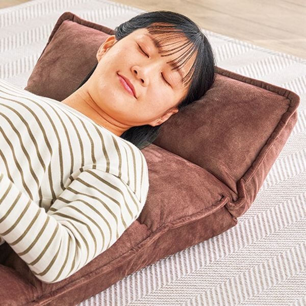 「起き上がりしやすいレバー式もこもこ座椅子（座椅子）」｜詳細画像