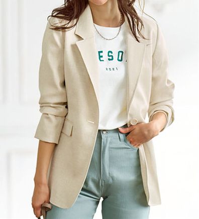 BELLUNA（ベルーナ）の「＜楽スタフィット＞テーラードジャケット（テーラードジャケット）」