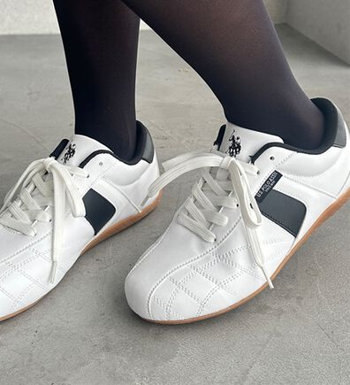 GeeRA（ジーラ）の「【ＵＳ．ＰＯＬＯ．ＡＳＳＮ】ラインスニーカー（スニーカー）」