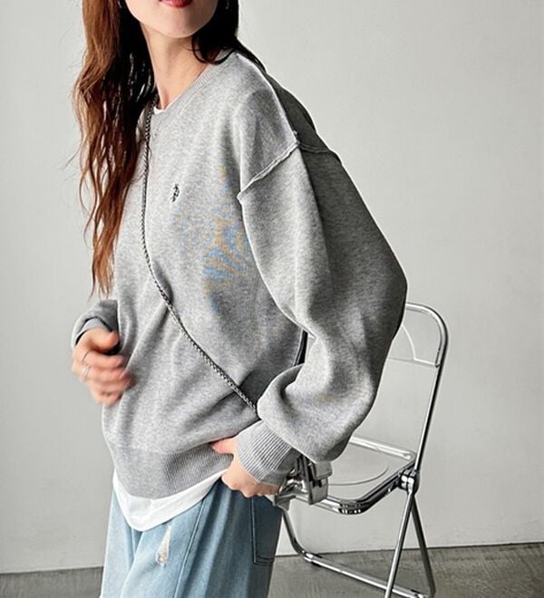 GeeRA（ジーラ）の「【U.S. POLO ASSN.】スウェットライクニット（ニット・セーター）」｜詳細画像