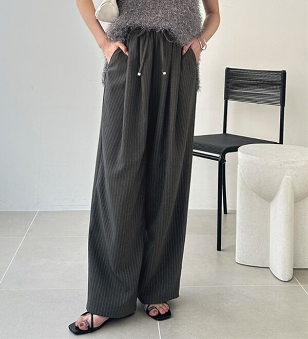 GeeRA（ジーラ）の「【体型カバー】上品なのにラクちんワイドパンツ（フルレングスパンツ）」｜詳細画像