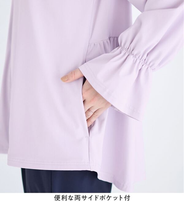 alotta（アロッタ）の「＜水陸両用＞紫外線カット！爽快ジップパーカー（パーカー）」｜詳細画像